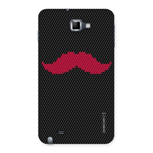 Pink Moustache Back Case for Galaxy Note