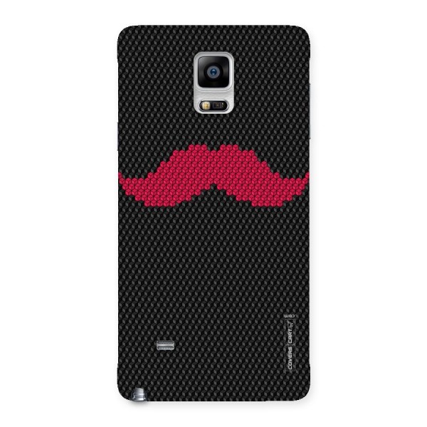 Pink Moustache Back Case for Galaxy Note 4