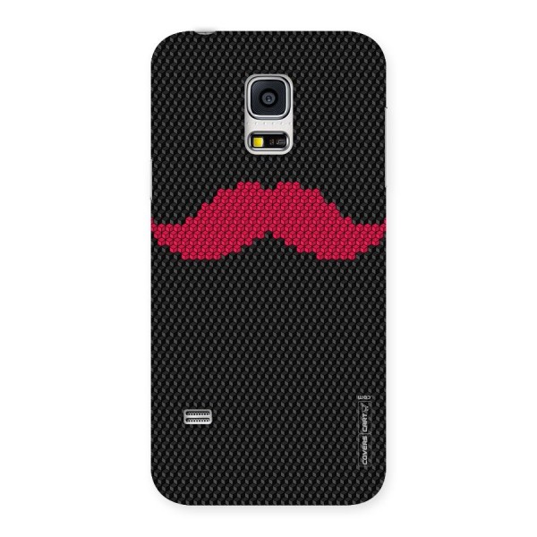 Pink Moustache Back Case for Galaxy S5 Mini