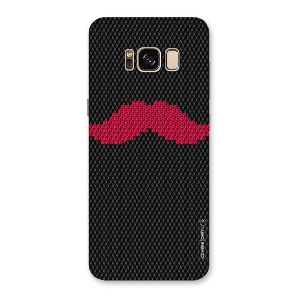 Pink Moustache Back Case for Galaxy S8