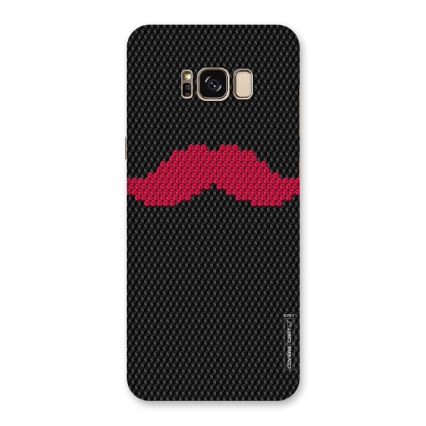 Pink Moustache Back Case for Galaxy S8 Plus