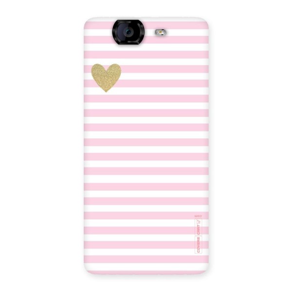 Pink Stripes Back Case for Canvas Knight A350