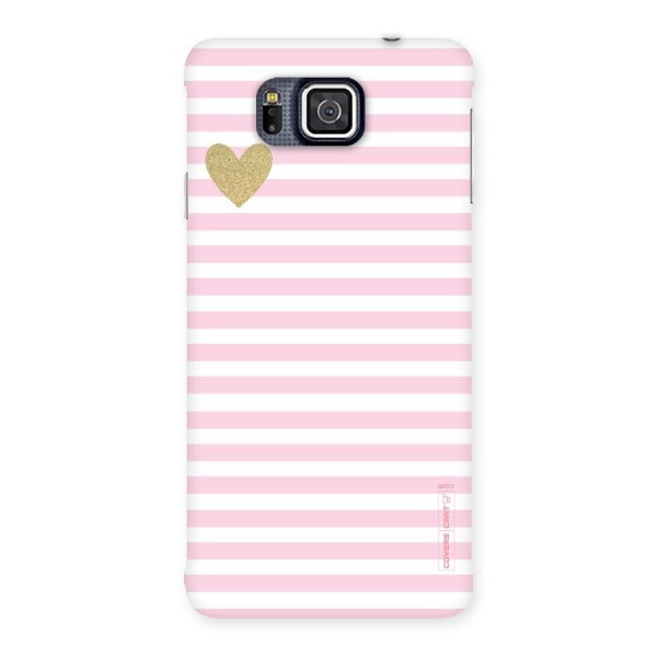 Pink Stripes Back Case for Galaxy Alpha