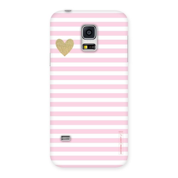 Pink Stripes Back Case for Galaxy S5 Mini