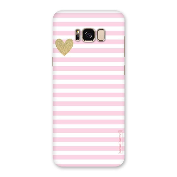 Pink Stripes Back Case for Galaxy S8 Plus