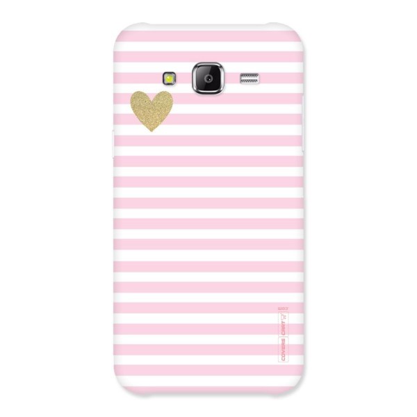 Pink Stripes Back Case for Samsung Galaxy J5