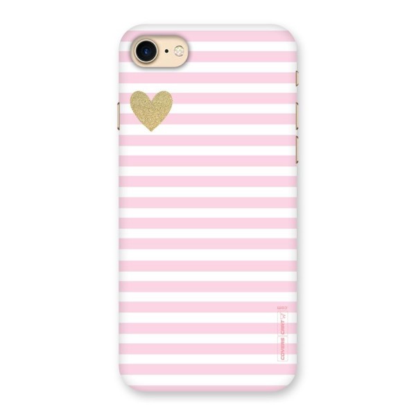 Pink Stripes Back Case for iPhone 7