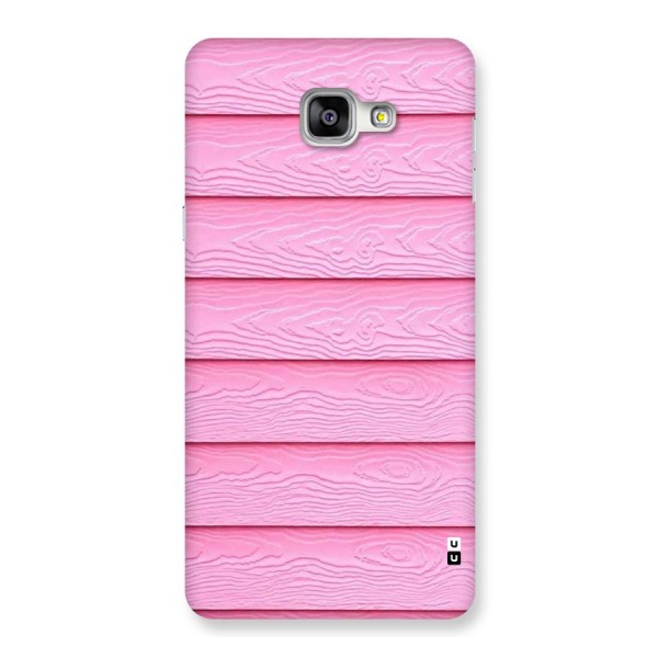 Pink Wood Back Case for Galaxy A9