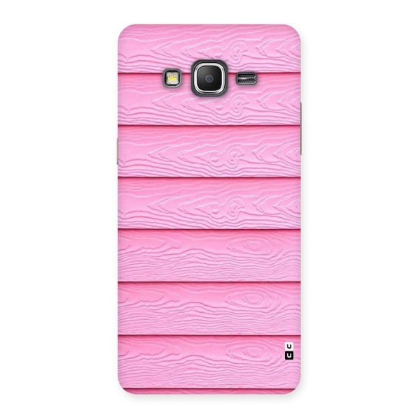 Pink Wood Back Case for Galaxy Grand Prime