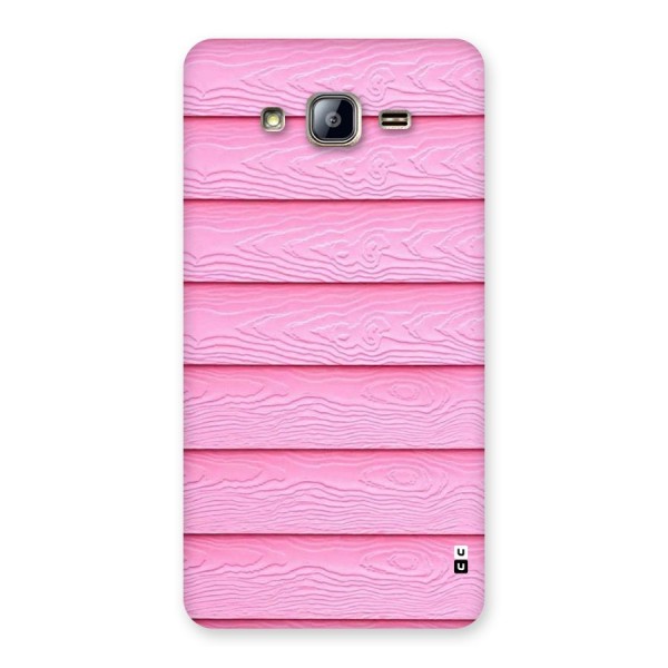 Pink Wood Back Case for Galaxy On5