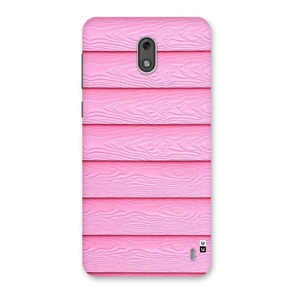 Pink Wood Back Case for Nokia 2