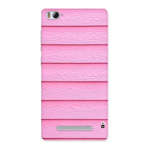 Pink Wood Back Case for Xiaomi Mi4i