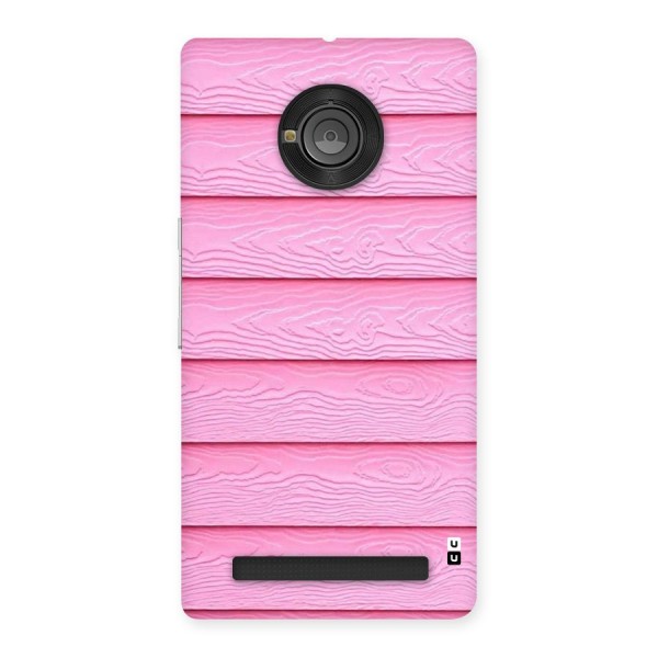 Pink Wood Back Case for Yu Yuphoria