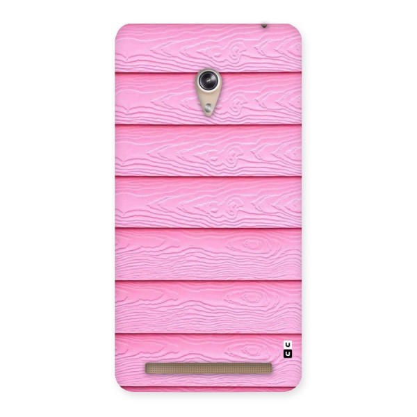 Pink Wood Back Case for Zenfone 6