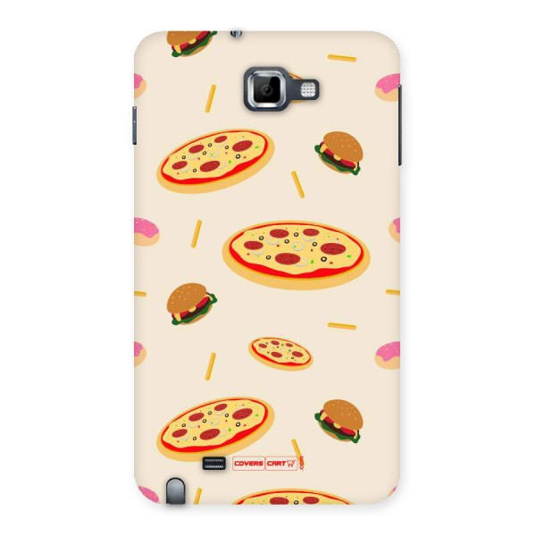 Pizza and Burger Love Back Case for Galaxy Note