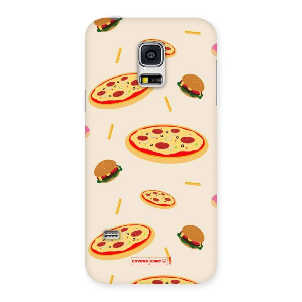 Pizza and Burger Love Back Case for Galaxy S5 Mini