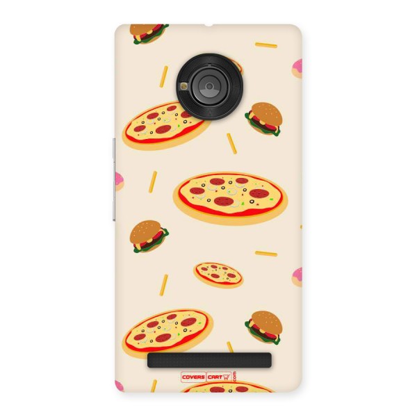 Pizza and Burger Love Back Case for Yu Yuphoria