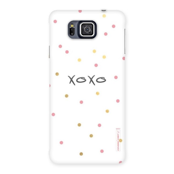 Polka Hugs Back Case for Galaxy Alpha