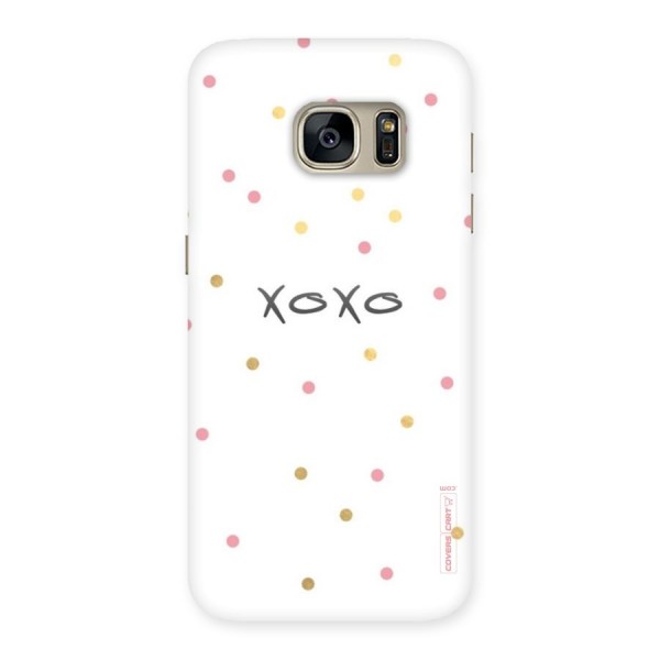 Polka Hugs Back Case for Galaxy S7