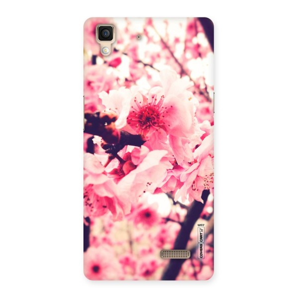 Pretty Pink Flowers Back Case for Oppo R7