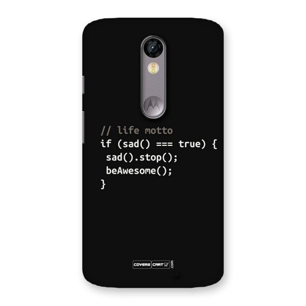 Programmers Life Back Case for Moto X Force