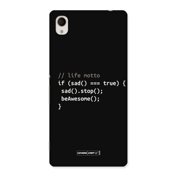 Programmers Life Back Case for Xperia M4 Aqua