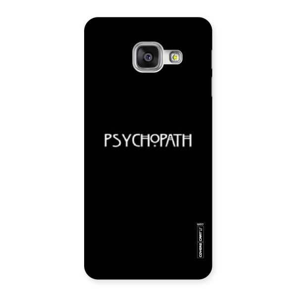 Psycopath Alert Back Case for Galaxy A3 2016