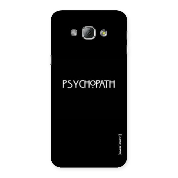 Psycopath Alert Back Case for Galaxy A8