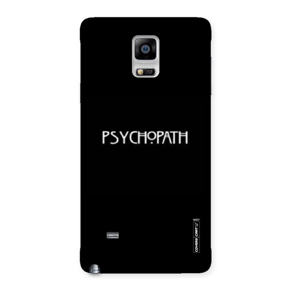 Psycopath Alert Back Case for Galaxy Note 4