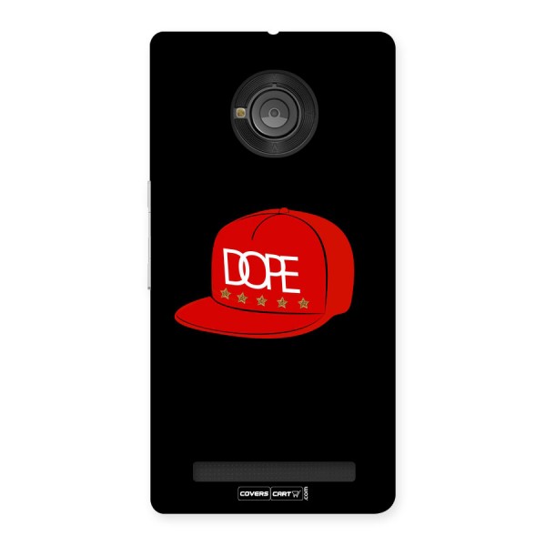 Raftaar Dope Back Case for Yu Yuphoria