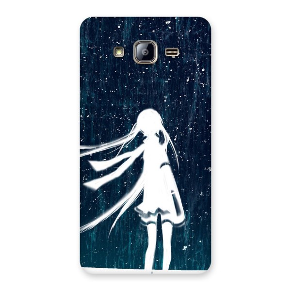 Rain White Girl Back Case for Galaxy On5