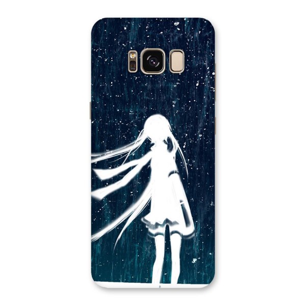 Rain White Girl Back Case for Galaxy S8