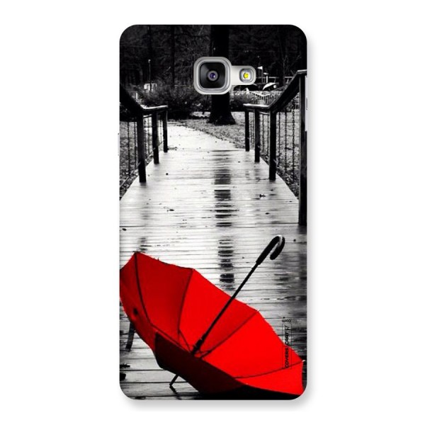 Rainy Red Umbrella Back Case for Galaxy A9