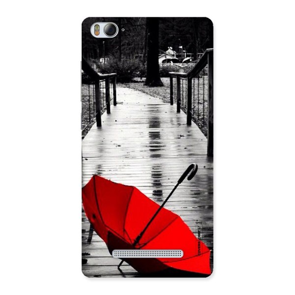 Rainy Red Umbrella Back Case for Xiaomi Mi4i