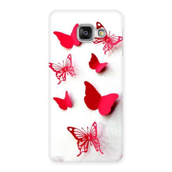 Red Butterflies Back Case for Galaxy A3 2016