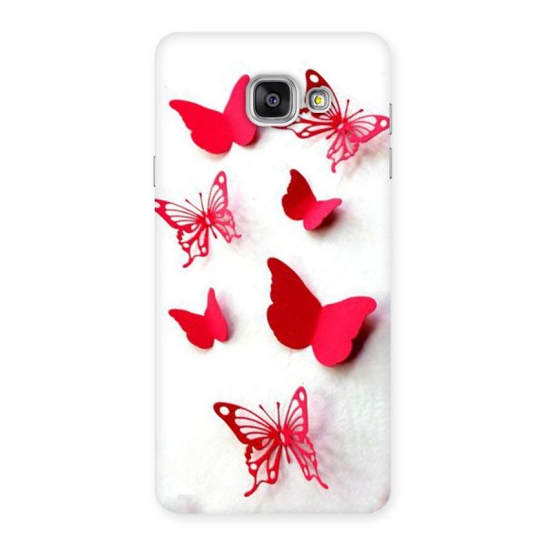 Red Butterflies Back Case for Galaxy A7 2016