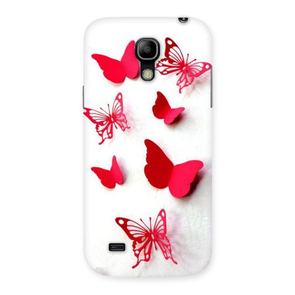 Red Butterflies Back Case for Galaxy S4 Mini