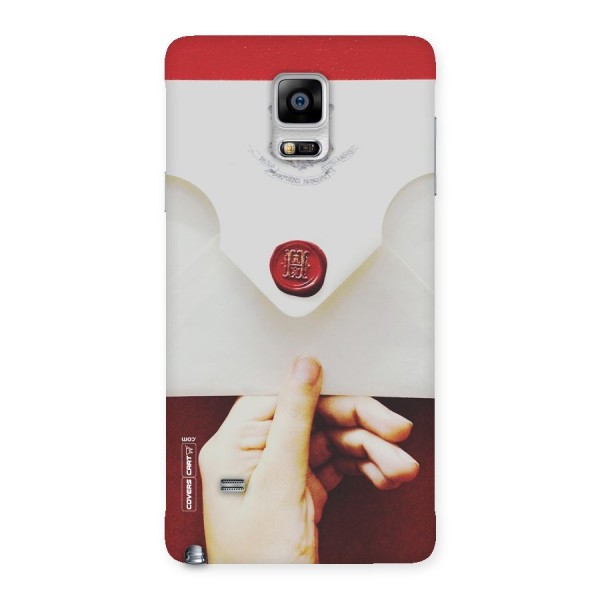 Red Envelope Back Case for Galaxy Note 4