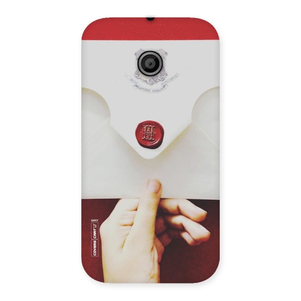 Red Envelope Back Case for Moto E