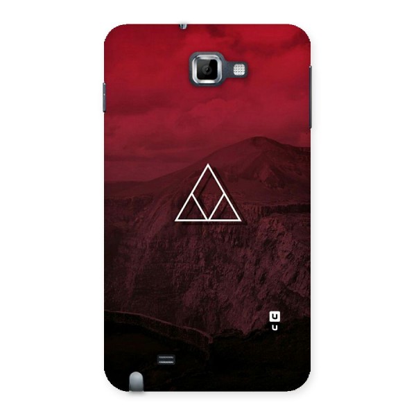 Red Hills Back Case for Galaxy Note