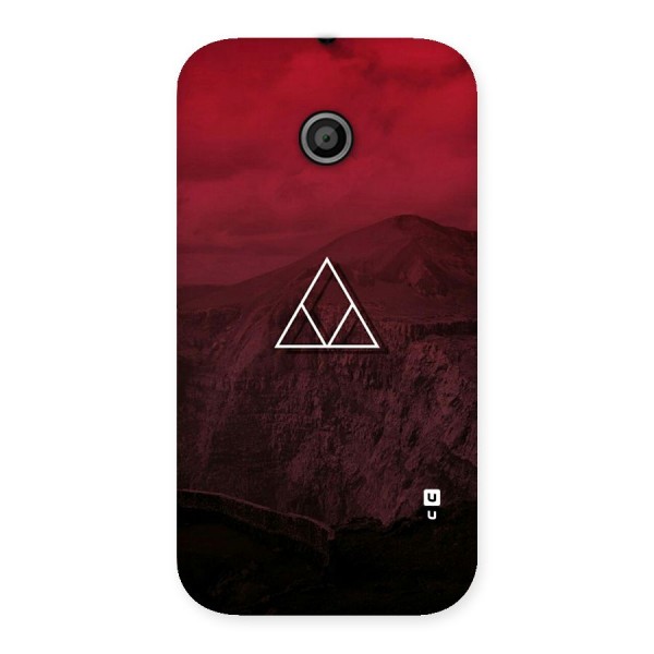 Red Hills Back Case for Moto E