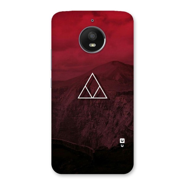 Red Hills Back Case for Moto E4 Plus