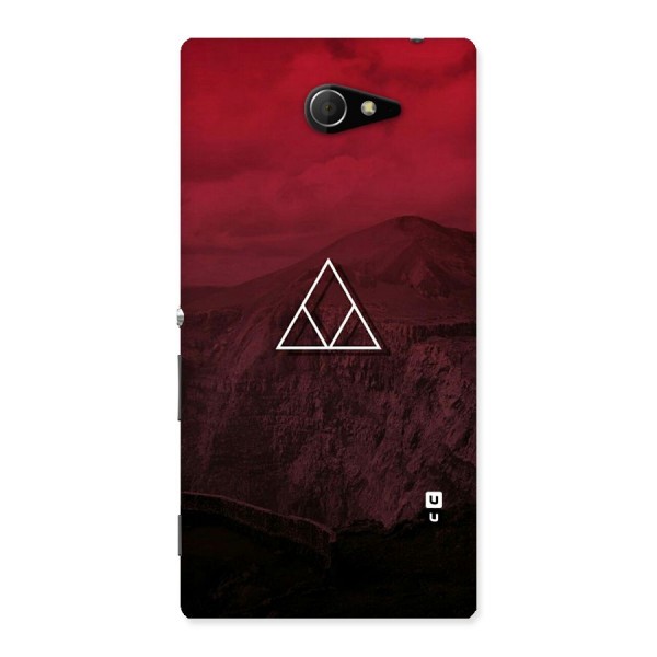 Red Hills Back Case for Sony Xperia M2