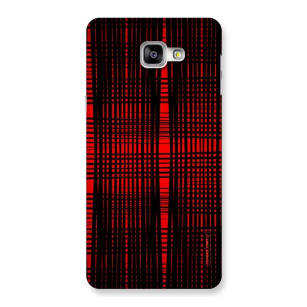 Red Net Design Back Case for Galaxy A9