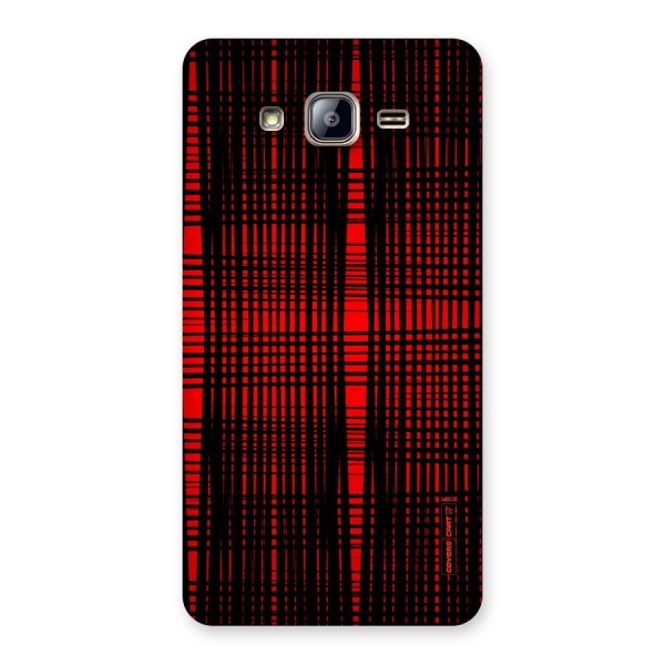 Red Net Design Back Case for Galaxy On5