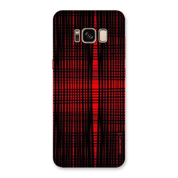 Red Net Design Back Case for Galaxy S8