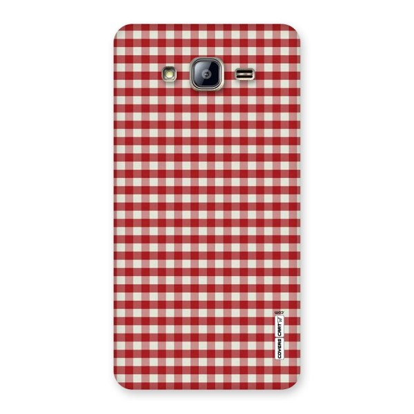 Red White Check Back Case for Galaxy On5