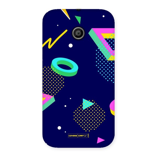 Retro Abstract Back Case for Moto E