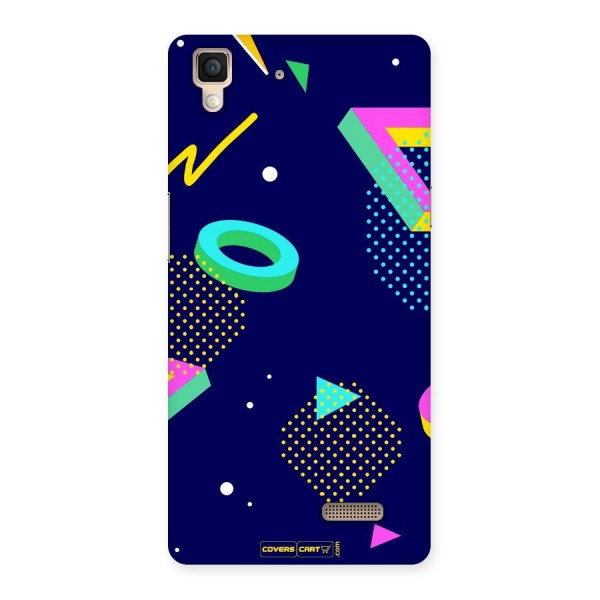 Retro Abstract Back Case for Oppo R7