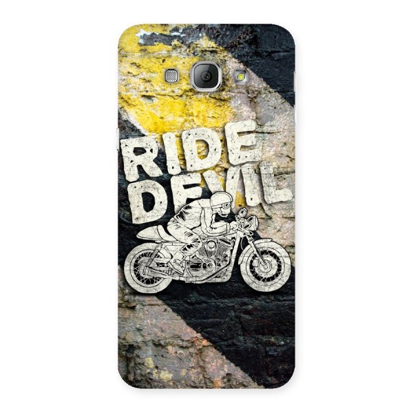 Ride Devil Back Case for Galaxy A8